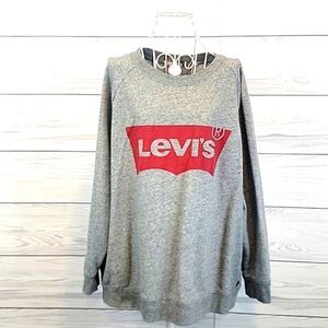 Levi's pullover grey sweatshirt with brand logo Women's Size 3X